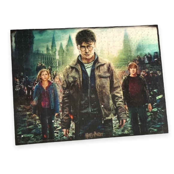 Harry Potter 3D Image Lenticular Puzzle Wizarding World Twin Pack 500 Pcs Each - Picture 2 of 9